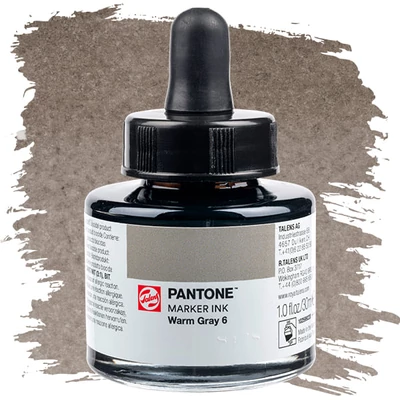 Tinta markera Talens Pantone, 30 ml - toplo siva 6
