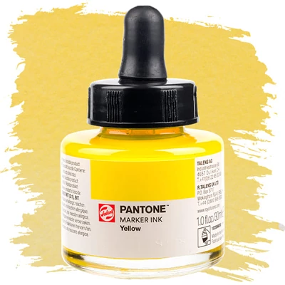 Tinta markera Talents Pantone, 30 ml - žuta