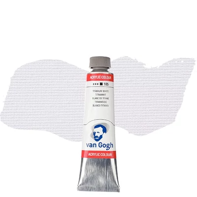 Talens Van Gogh akrilna boja, 40 ml - 105, titanium white