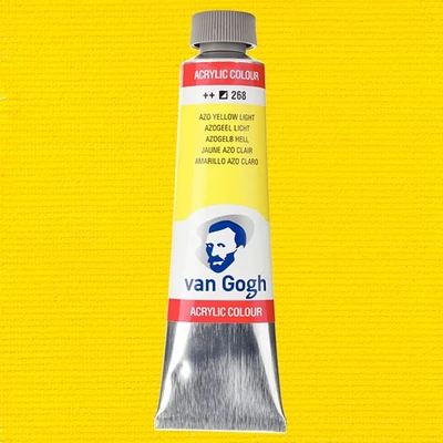 Talens Van Gogh akrilna boja, 40 ml - 268, azo yellow light