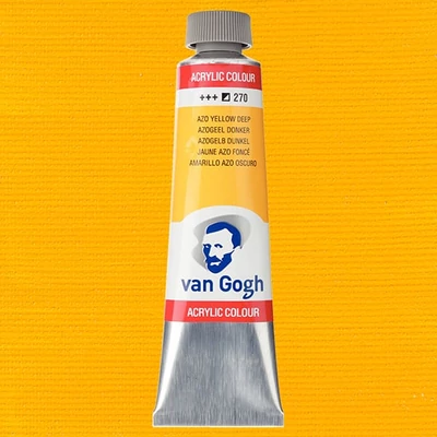 Talens Van Gogh akrilna boja, 40 ml - 270, azo yellow deep