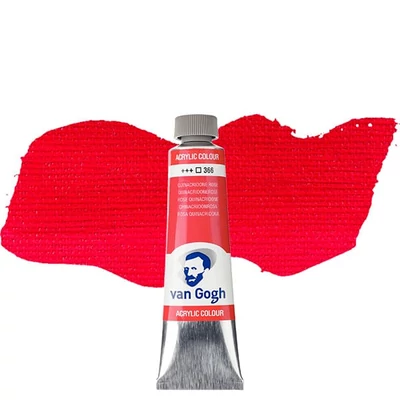 Talens Van Gogh akrilna boja, 40 ml - 366, quinacridone rose