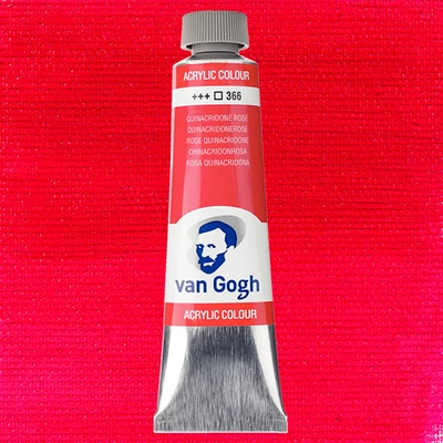 Talens Van Gogh akrilna boja, 40 ml - 366, quinacridone rose