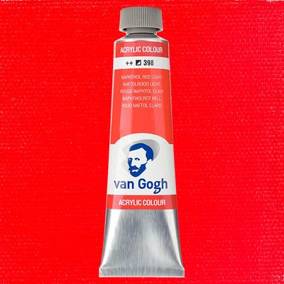 Talens Van Gogh akrilna boja, 40 ml - 398, naphthol red light