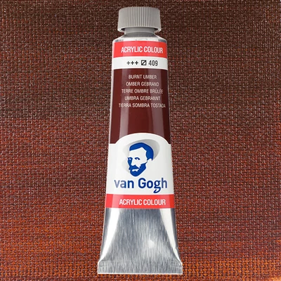 Talens Van Gogh akrilna boja, 40 ml - 409, burnt umber
