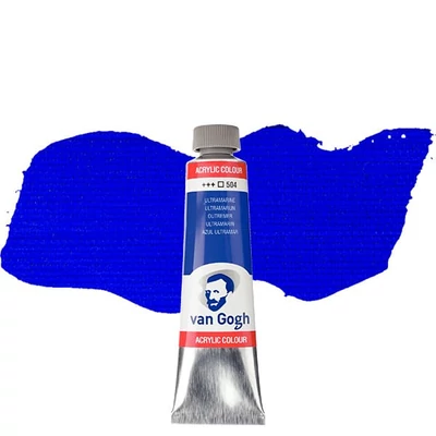 Talens Van Gogh akrilna boja, 40 ml - 504, ultramarine
