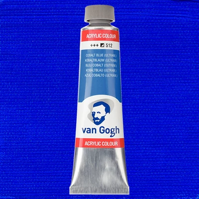Talens Van Gogh akrilna boja, 40 ml - 512, cobalt blue