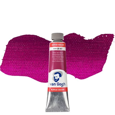 Talens Van Gogh akrilna boja, 40 ml - 567, permanent red violet