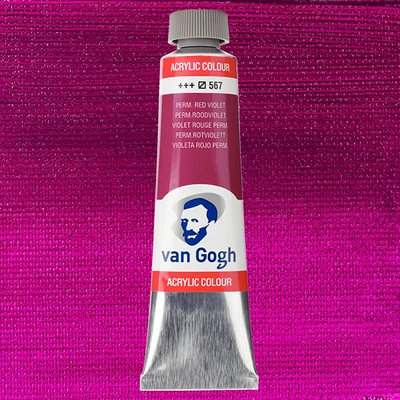 Talens Van Gogh akrilna boja, 40 ml - 567, permanent red violet