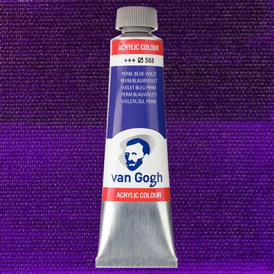Talens Van Gogh akrilna boja, 40 ml - 568, permanent blue violet