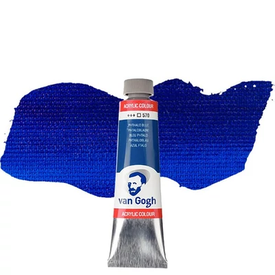 Talens Van Gogh akrilna boja, 40 ml - 570, phthalo blue