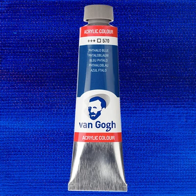 Talens Van Gogh akrilna boja, 40 ml - 570, phthalo blue