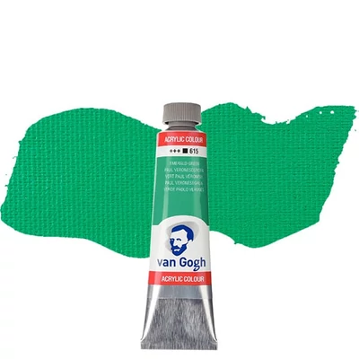 Talens Van Gogh akrilna boja, 40 ml - 615, emerald green
