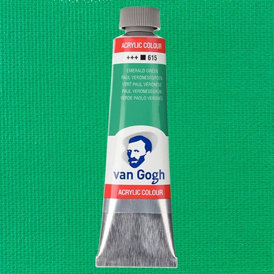 Talens Van Gogh akrilna boja, 40 ml - 615, emerald green
