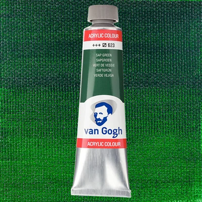 Talens Van Gogh akrilna boja, 40 ml - 623, sap green