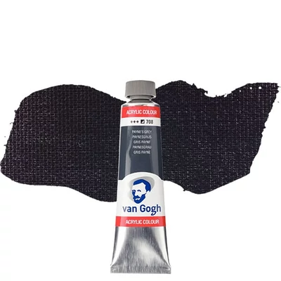 Talens Van Gogh akrilna boja, 40 ml - 708, paynes grey