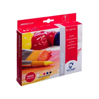 Talens Van Gogh akrilni set boja - 5x40 ml, Primary Mixing Set