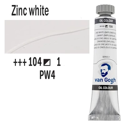 Talens Van Gogh uljana boja, 20 ml - 104, zinc white