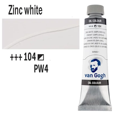 Talens Van Gogh uljana boja, 40 ml - 104, zinc white
