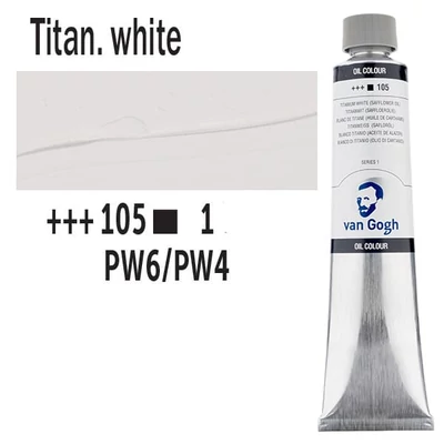 Talens Van Gogh uljana boja, 200 ml - 105, titanium white