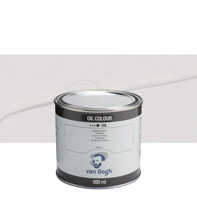 Talens Van Gogh uljana boja, 500 ml - 105, titanium white