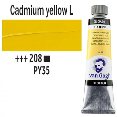 Talens Van Gogh uljana boja, 40 ml - 208, cadmium yellow light