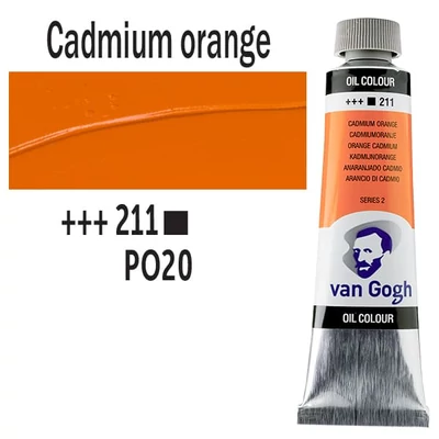 Talens Van Gogh uljana boja, 40 ml - 211, cadmium orange