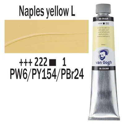 Talens Van Gogh uljana boja, 200 ml - 222, naples yellow light