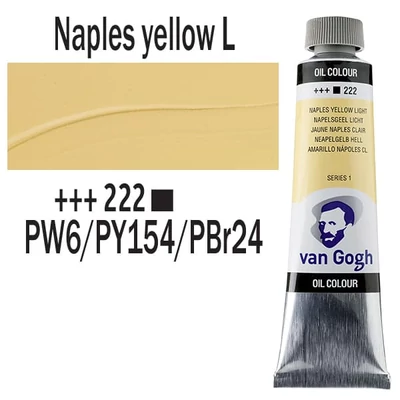 Talens Van Gogh uljana boja, 40 ml - 222, naples yellow light