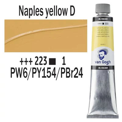 Talens Van Gogh uljana boja, 200 ml - 223, naples yellow deep