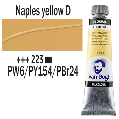 Talens Van Gogh uljana boja, 40 ml - 223, naples yellow deep