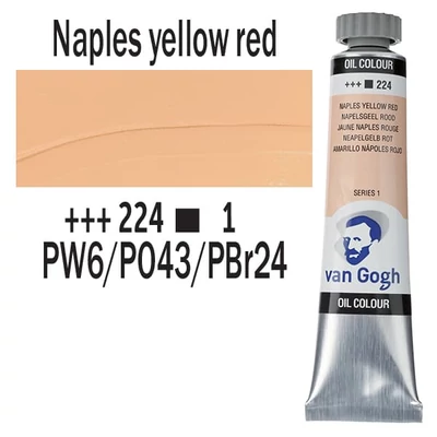 Talens Van Gogh uljana boja, 20 ml - 224, naples yellow red