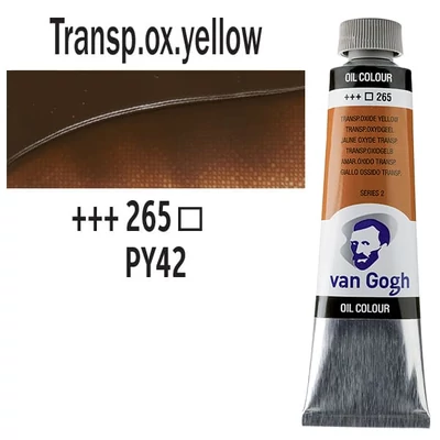 Talens Van Gogh uljana boja, 40 ml - 265, transparent oxide yellow