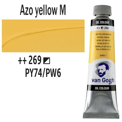 Talens Van Gogh uljana boja, 40 ml - 269, azo yellow medium
