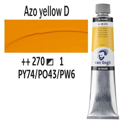 Talens Van Gogh uljana boja, 200 ml - 270, azo yellow deep