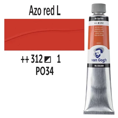 Talens Van Gogh uljana boja, 200 ml - 312, azo red light