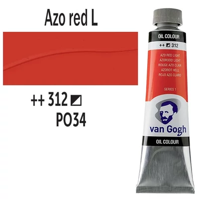 Talens Van Gogh uljana boja, 40 ml - 312, azo red light