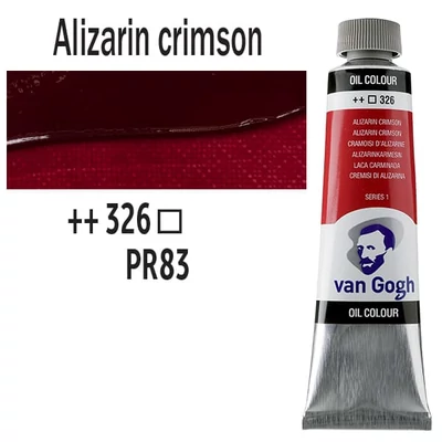 Talens Van Gogh uljana boja, 40 ml - 326, alizarin crimson