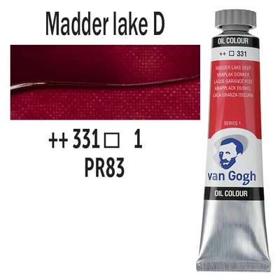 Talens Van Gogh uljana boja, 20 ml - 331, madder lake deep
