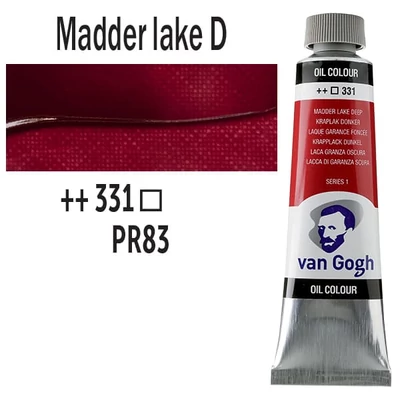 Talens Van Gogh uljana boja, 40 ml - 331, madder lake deep