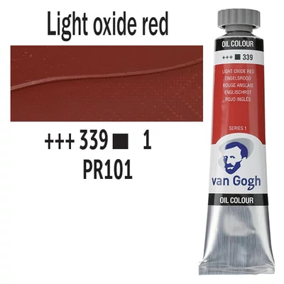 Talens Van Gogh uljana boja, 20 ml - 339, light oxide red