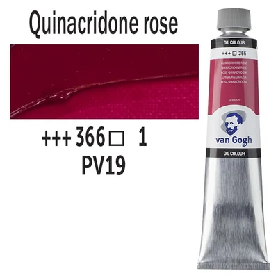 Talens Van Gogh uljana boja, 200 ml - 366, quinacridone rose