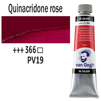 Talens Van Gogh uljana boja, 40 ml - 366, quinacridone rose (primary)