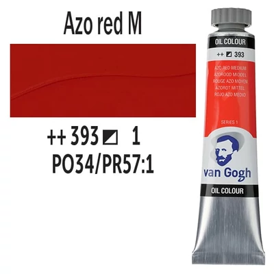 Talens Van Gogh uljana boja, 20 ml - 393, azo red medium