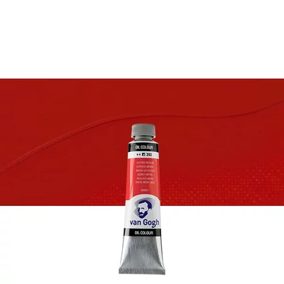 Talens Van Gogh uljana boja, 40 ml - 393, azo red medium
