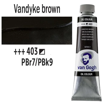 Talens Van Gogh uljana boja, 40 ml - 403, vandyke brown