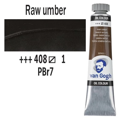Talens Van Gogh uljana boja, 20 ml - 408, raw umber