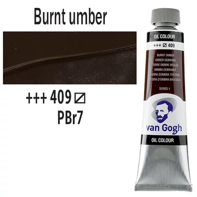 Talens Van Gogh uljana boja, 40 ml - 409, burnt umber