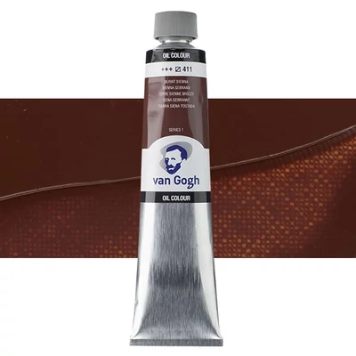 Talens Van Gogh uljana boja, 200 ml - 411, burnt sienna
