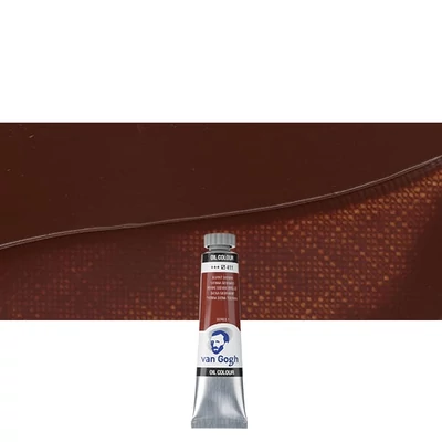 Talens Van Gogh uljana boja, 20 ml - 411, burnt sienna